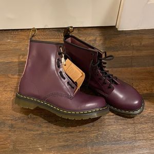 NWT Doc Martens Dr. Martens purple boots size 11 women